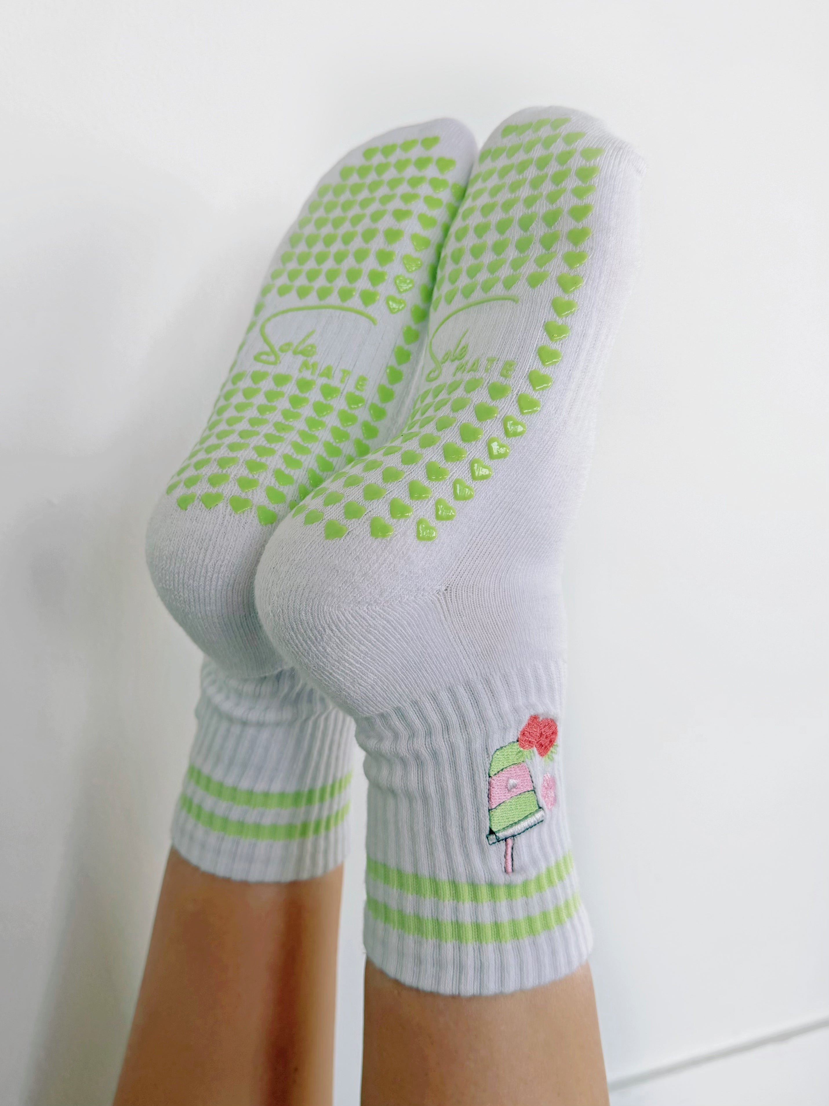 Matcha Grip Sock