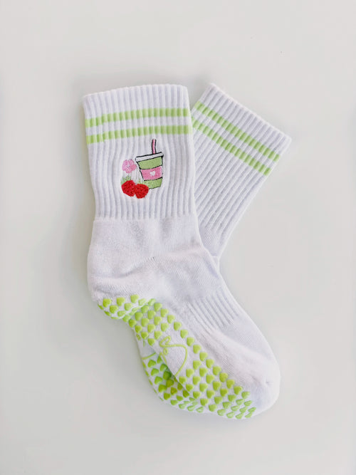 Matcha Grip Sock